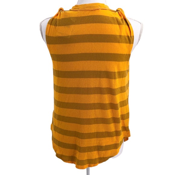 Free People We the Free NEW Womens Size Small Striped Twist Tank Top Pullover - Picture 3 of 10